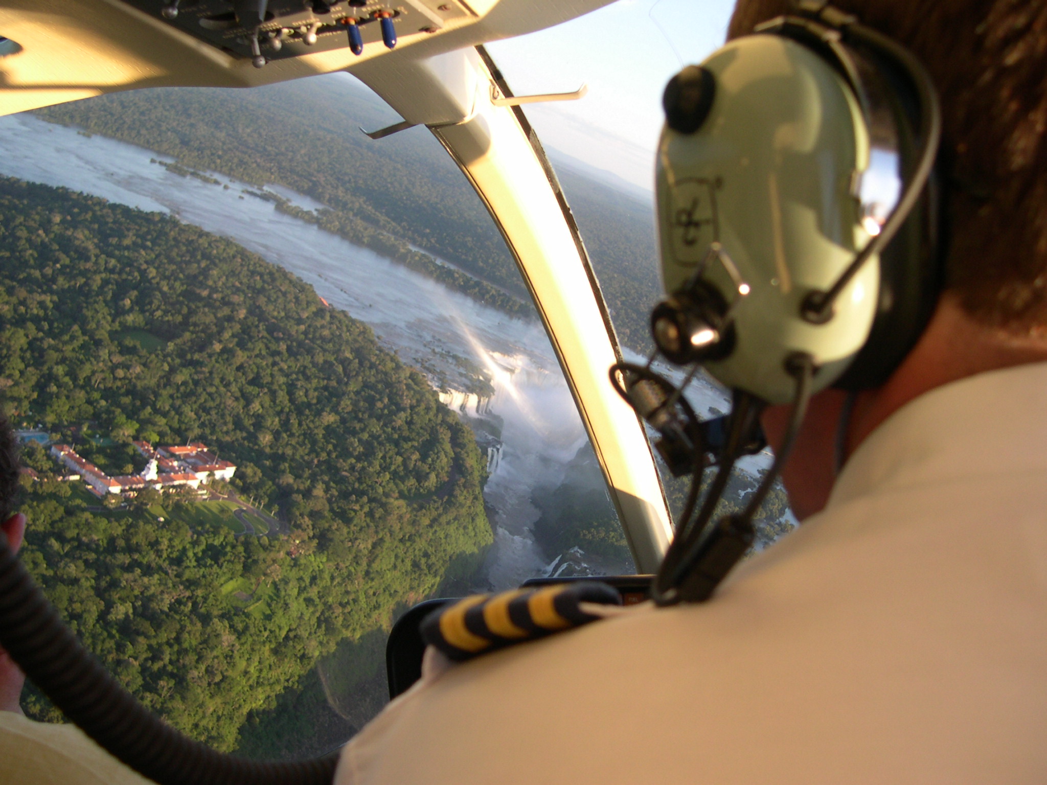 Aerial view of the Iguaçu Falls
