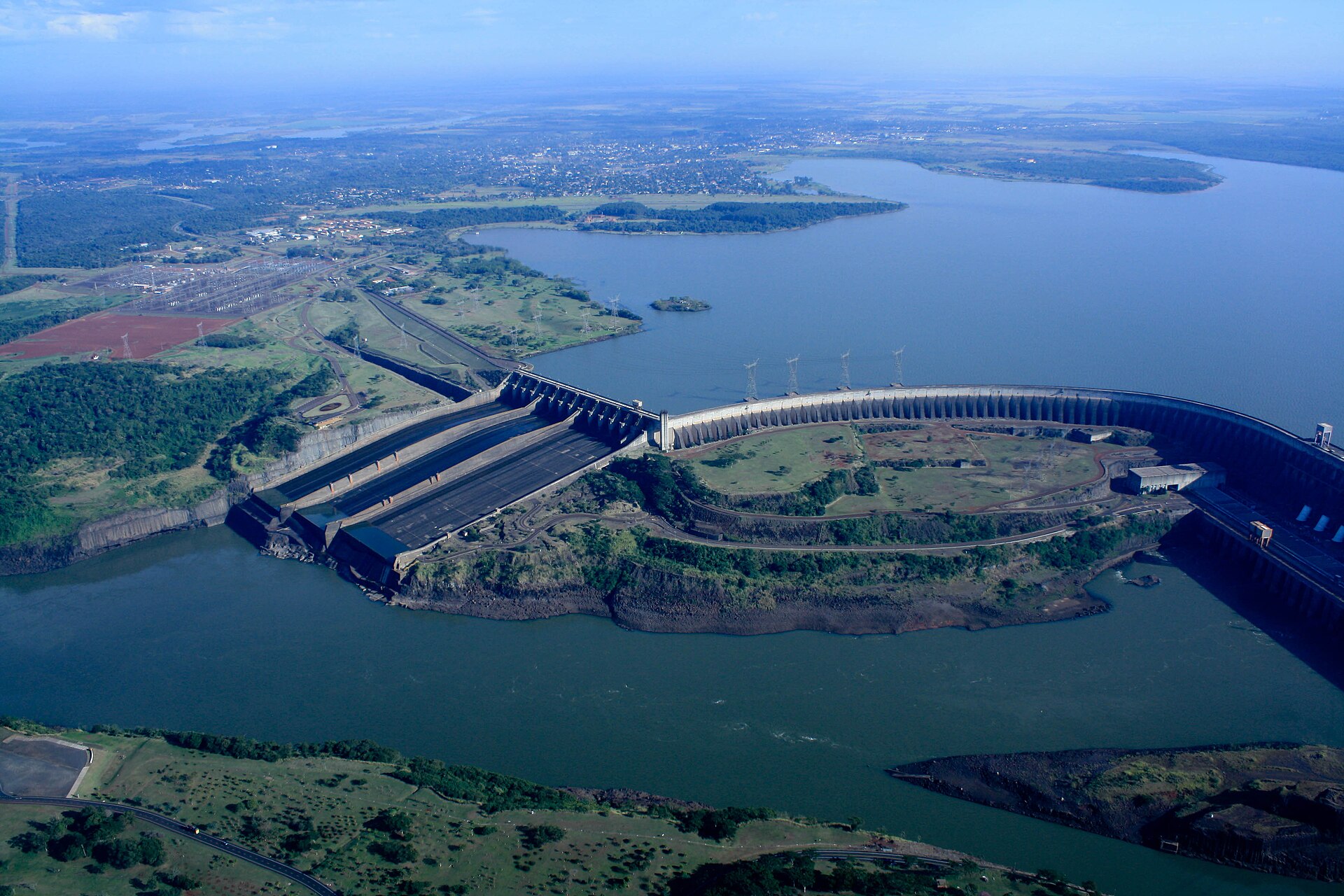 Itaipú Dam near Ciudad del Este